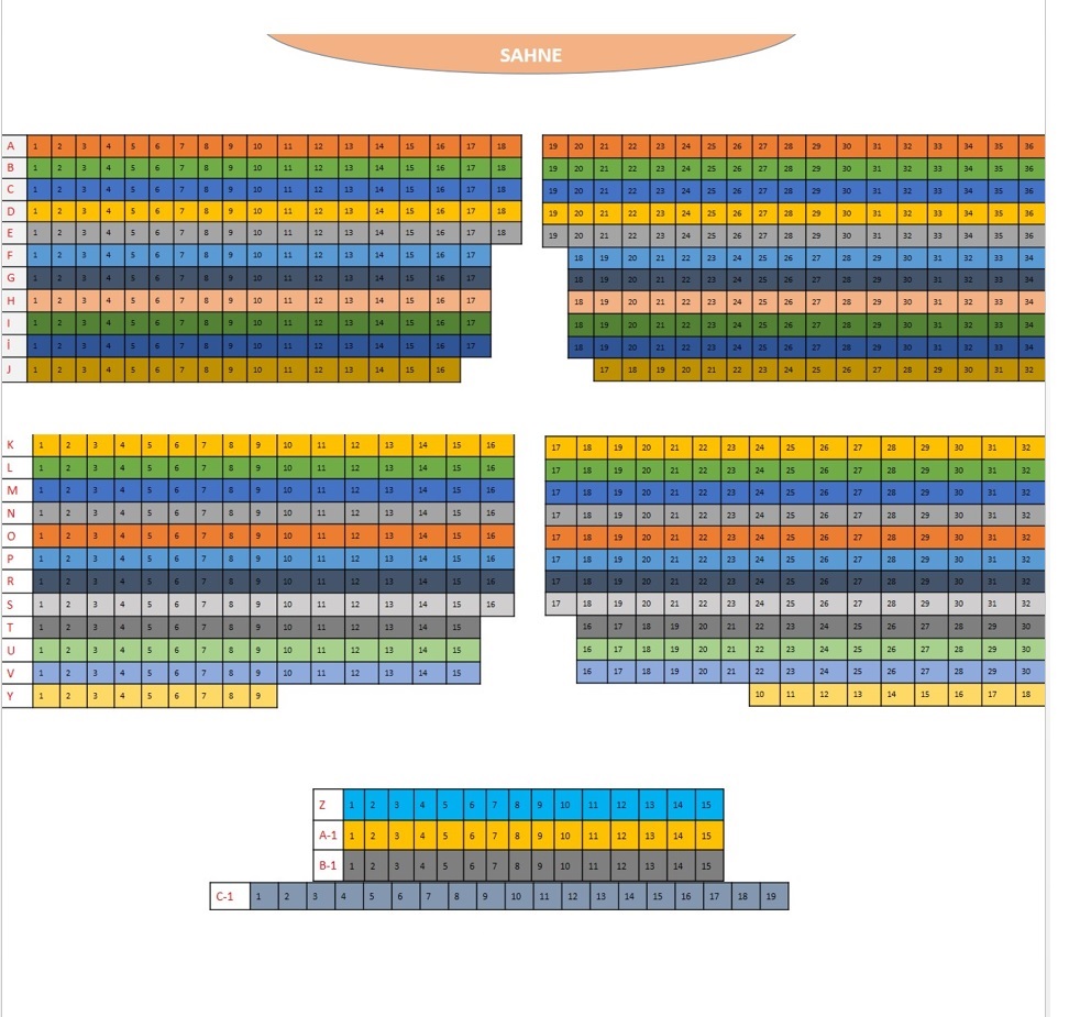 Arcada Theatre Seating Chart Elcho Table